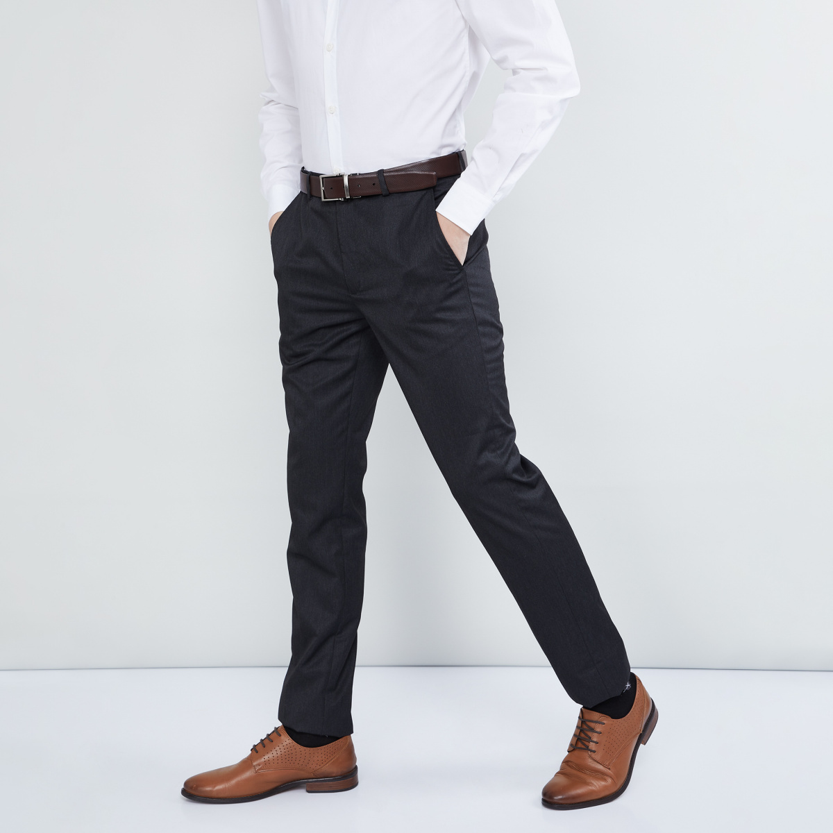 Buy Grey Trousers & Pants for Women by Jaipur Kurti Online | Ajio.com