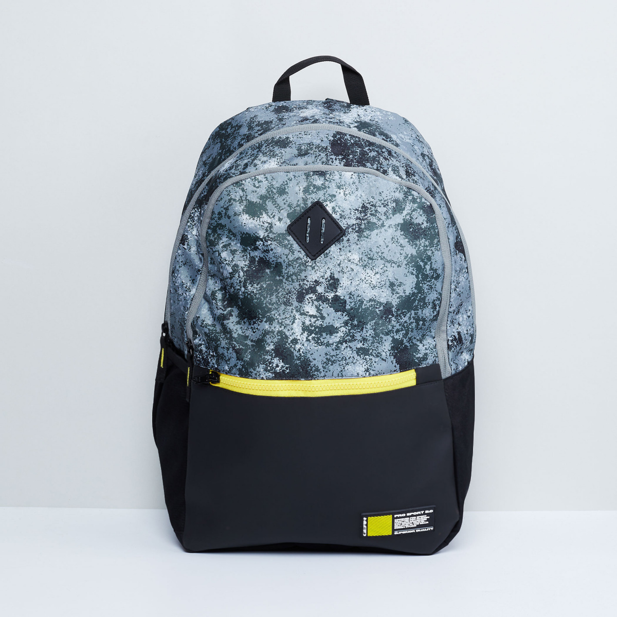 MAX Camouflage Print Colourblock Backpack