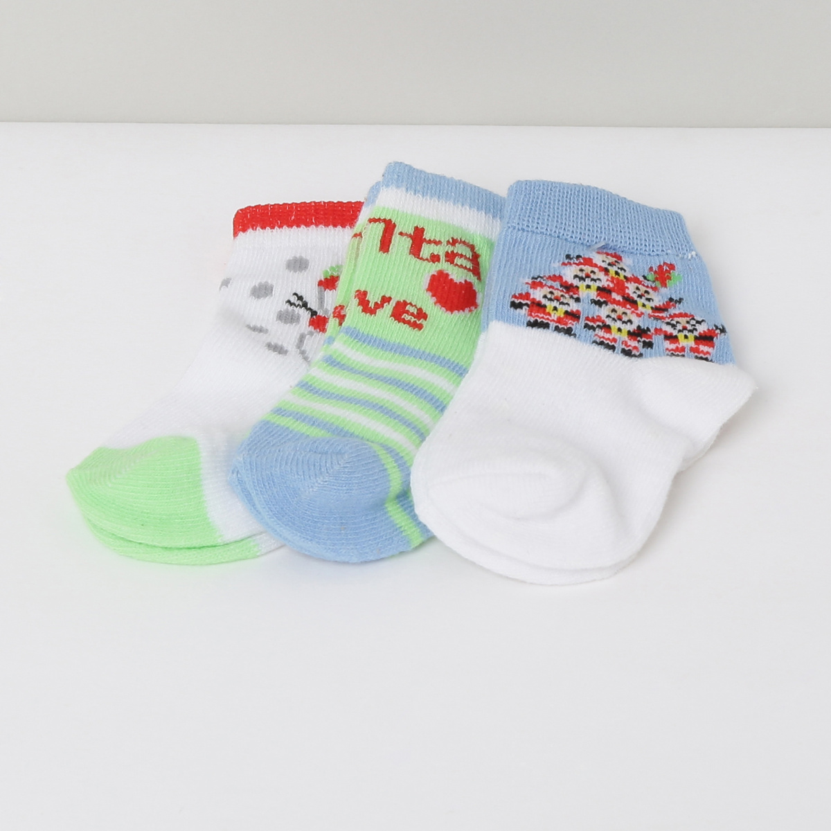 MAX Patterned Knit Socks - Pack of 3