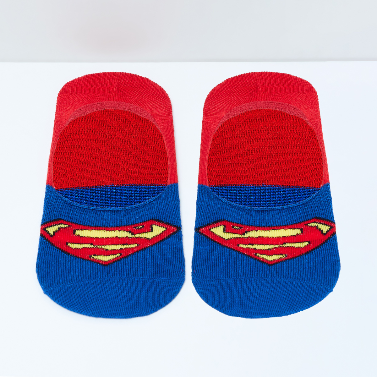 MAX Superman Patterned Footlets - 10-12Y