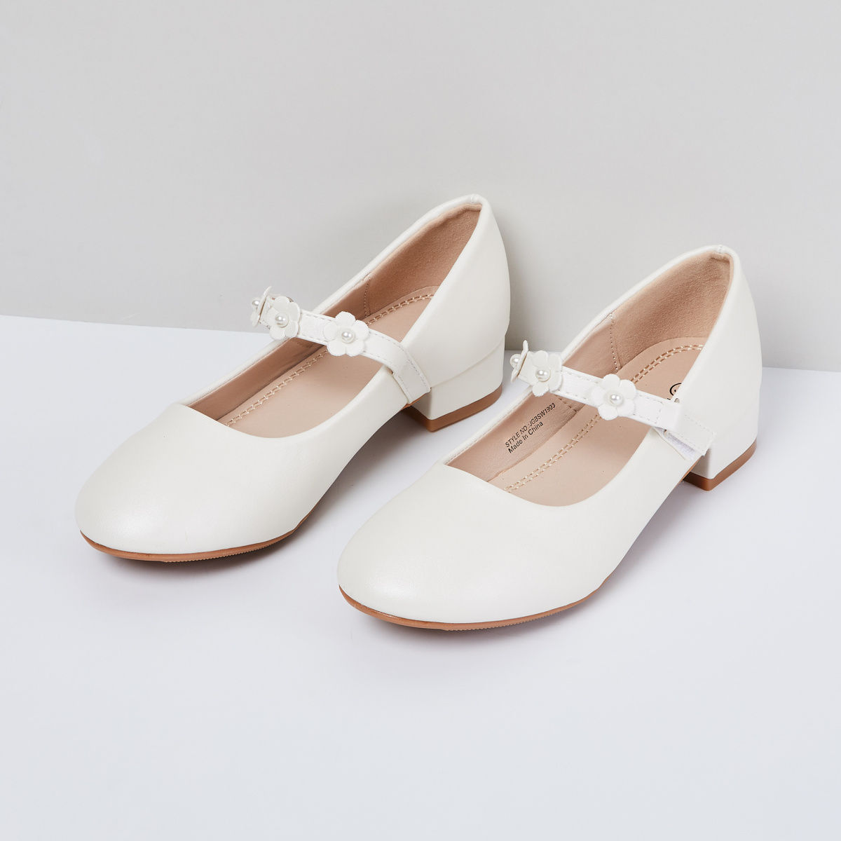 MAX Solid Mary Janes with Block Heels