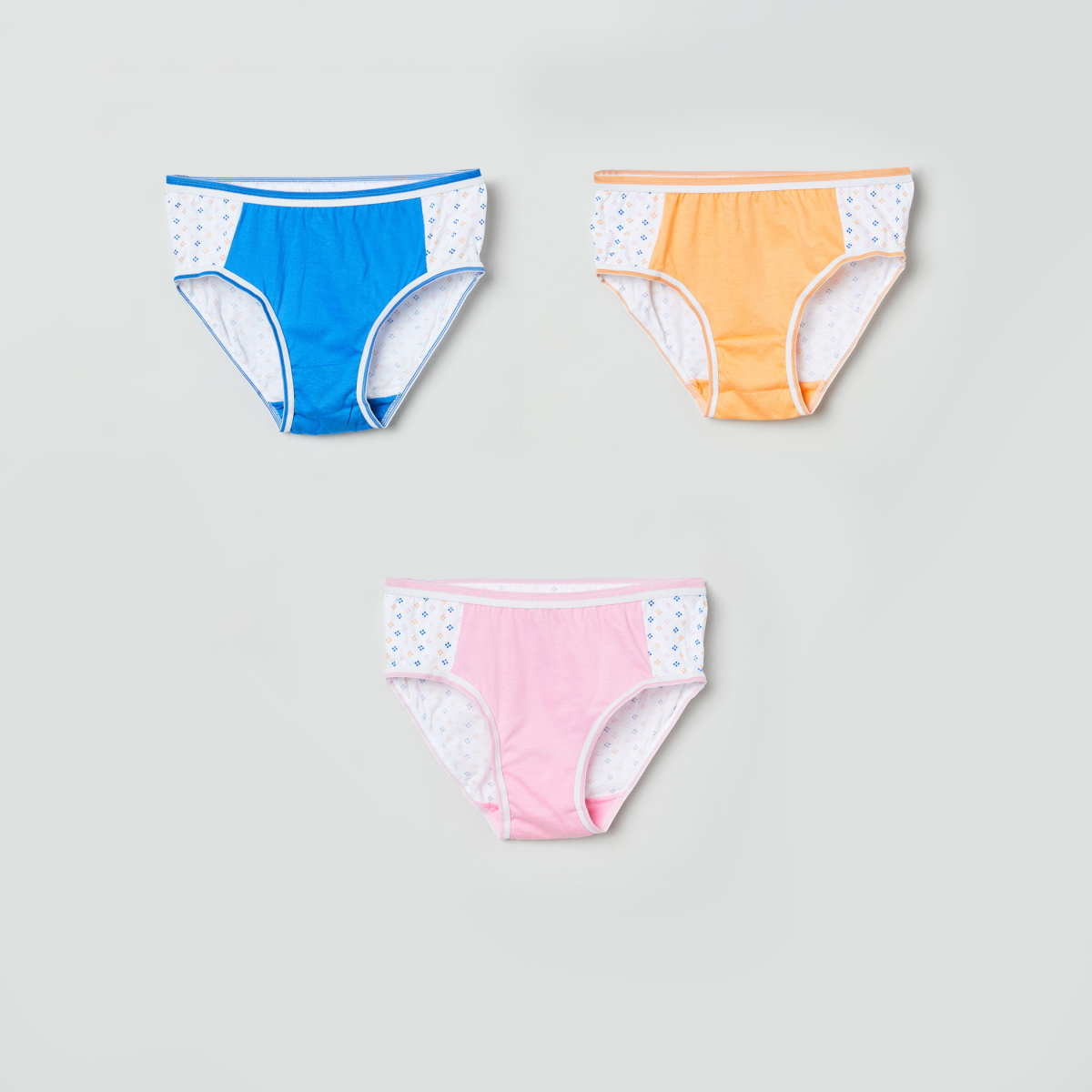 MAX Printed Colourblock Panties - Pack of 3 Pcs.