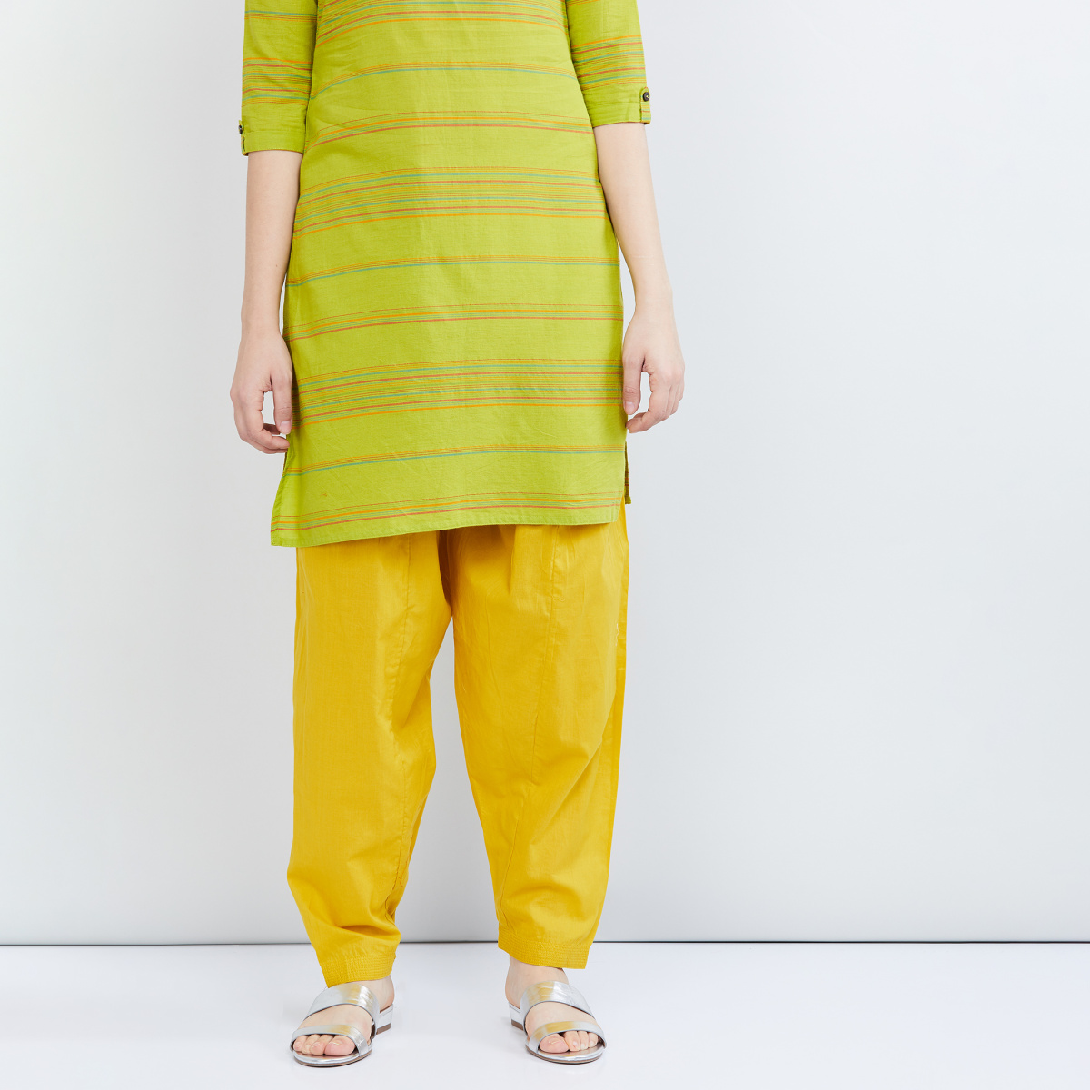 Buy SriSaras Womens Loose Fit Salwar Pants SriSarasCottonSalwarBaby  PinkFree Size at Amazonin
