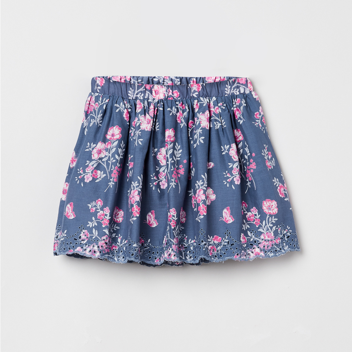 MAX Floral Print Elasticated Skirt