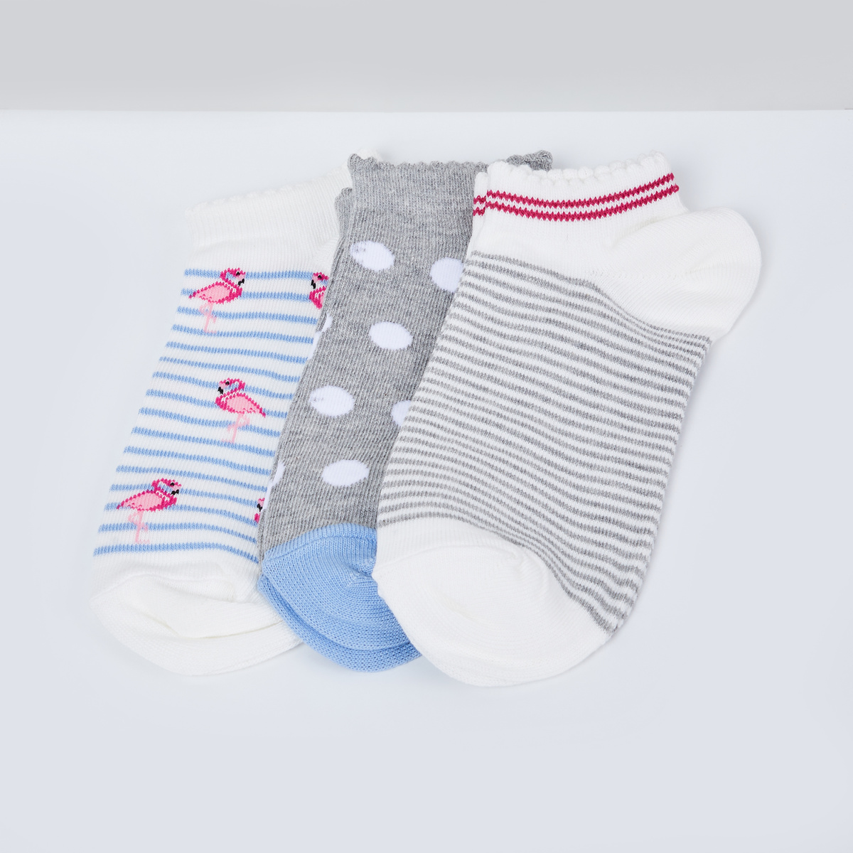 MAX Woven Design Socks- Pack of 3