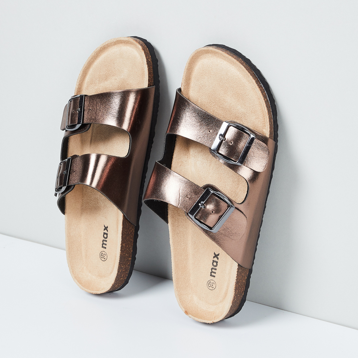 MAX Buckled Strap Sandals