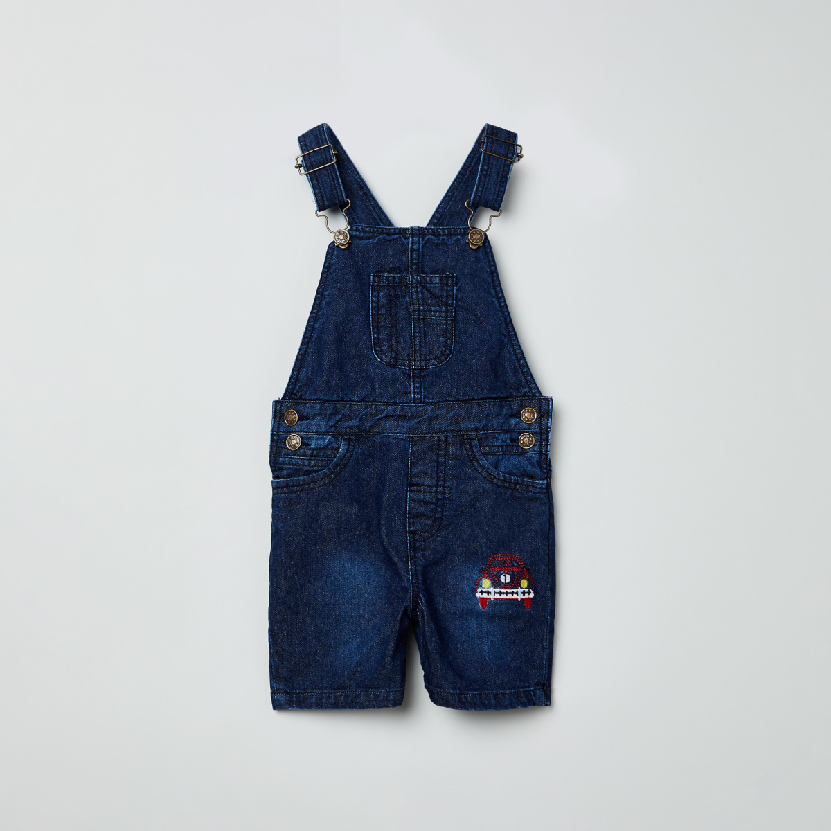 MAX Patchworked Dungarees