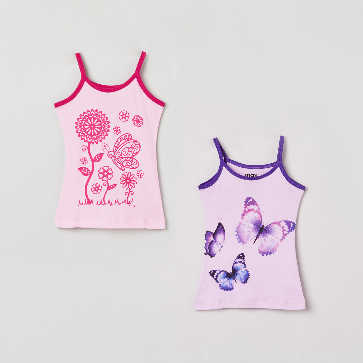 MAX Printed Camisoles - Pack of 2