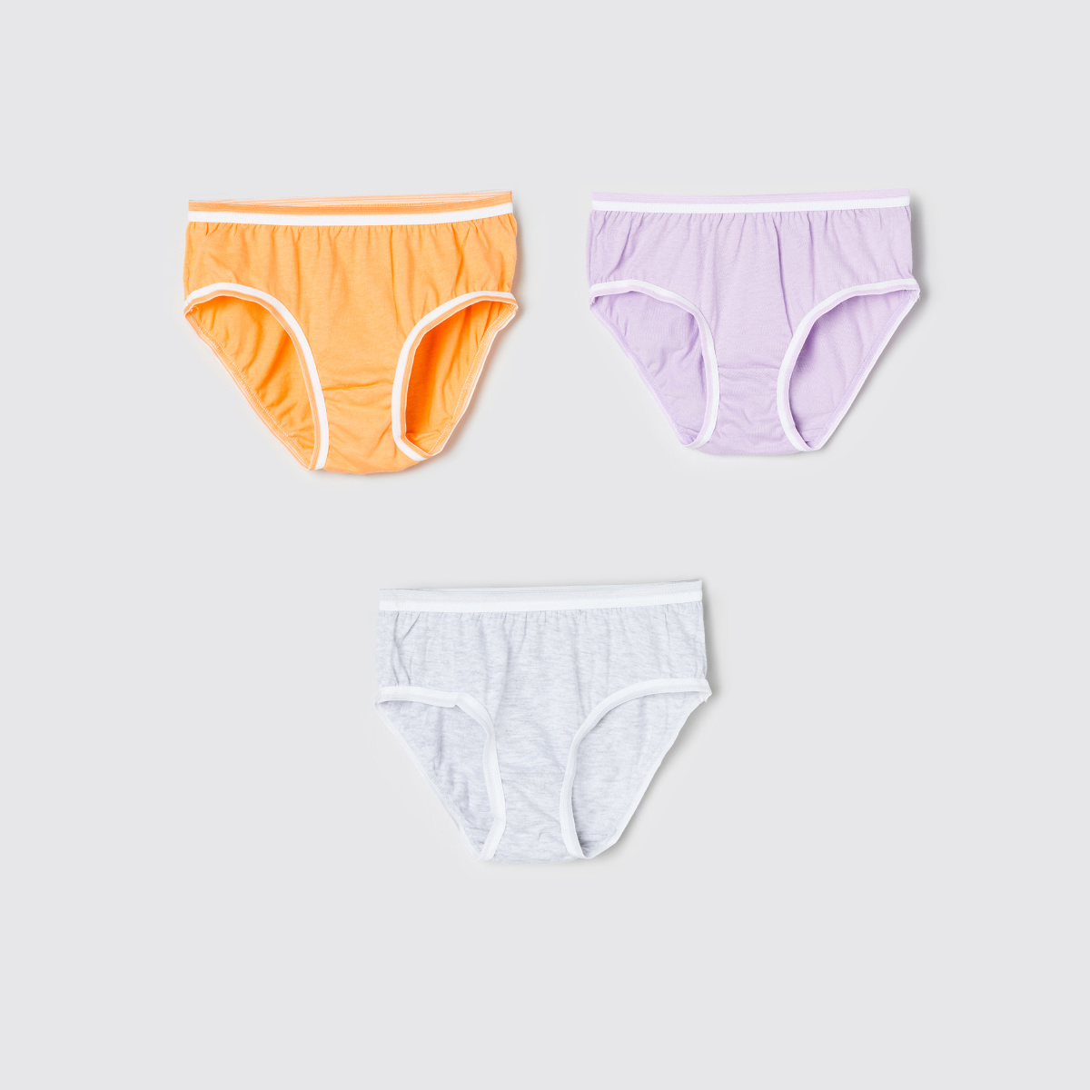 MAX Solid Hipster Panties - Pack of 3