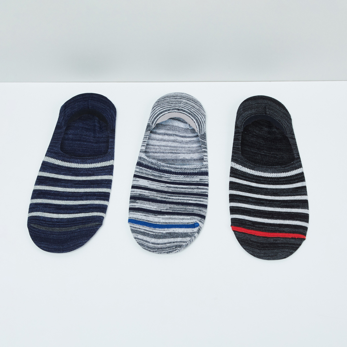 MAX Striped Socks- Pack of 3