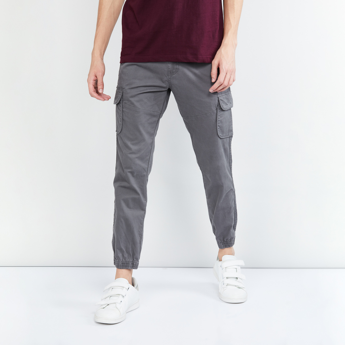 Men's Casual Cotton Solid Cargo Pants ( KGP 154 Light-Grey ) - Jainish |  Men casual, Cargo pants, Mens pants