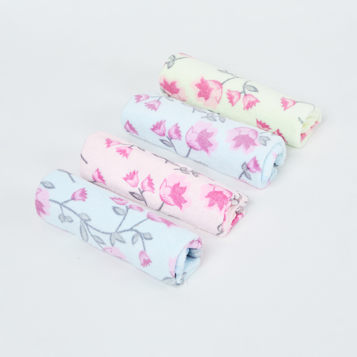 MAX Floral Print Handkerchief- Set of 4