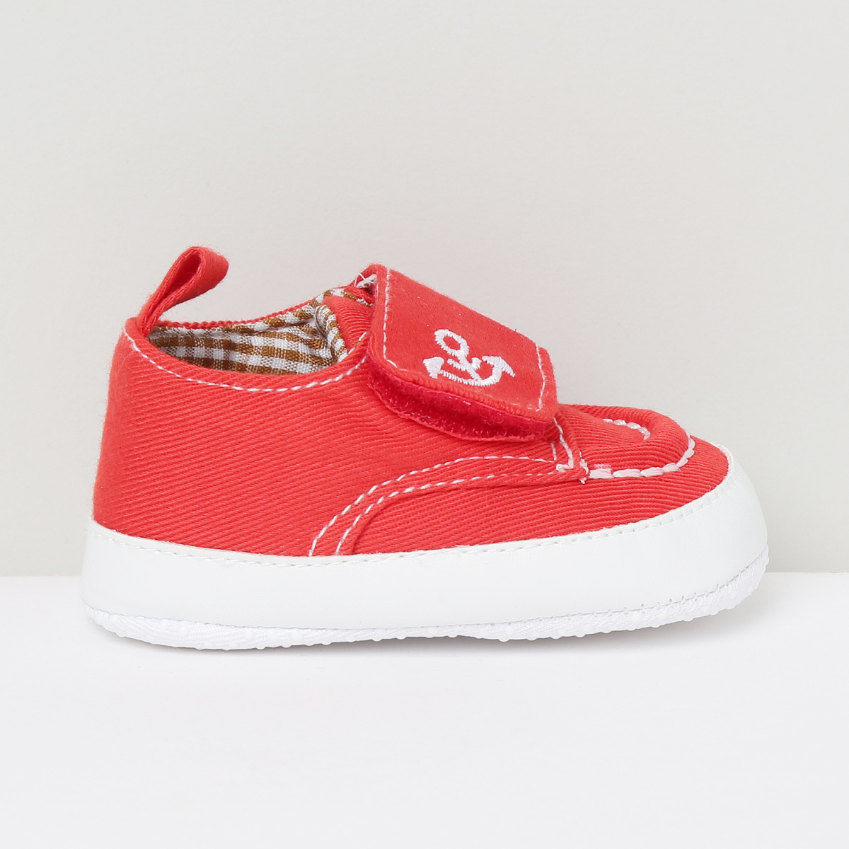 MAX Embroidered Detail Velcro-Strap Casual Shoes
