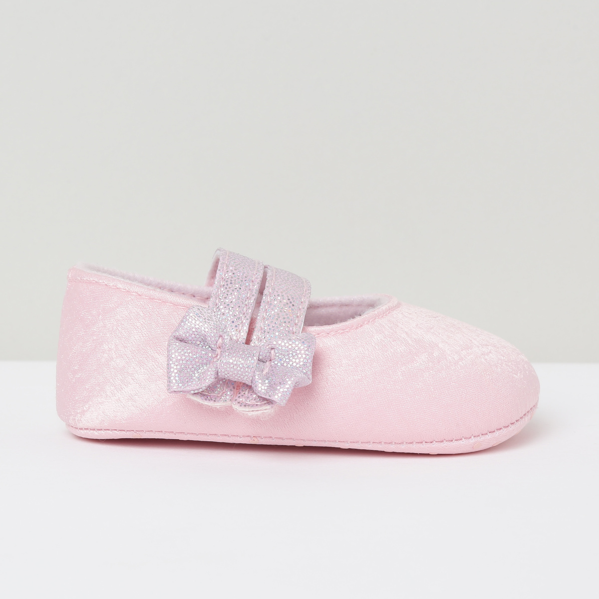 MAX Textured Mary Janes with Bow