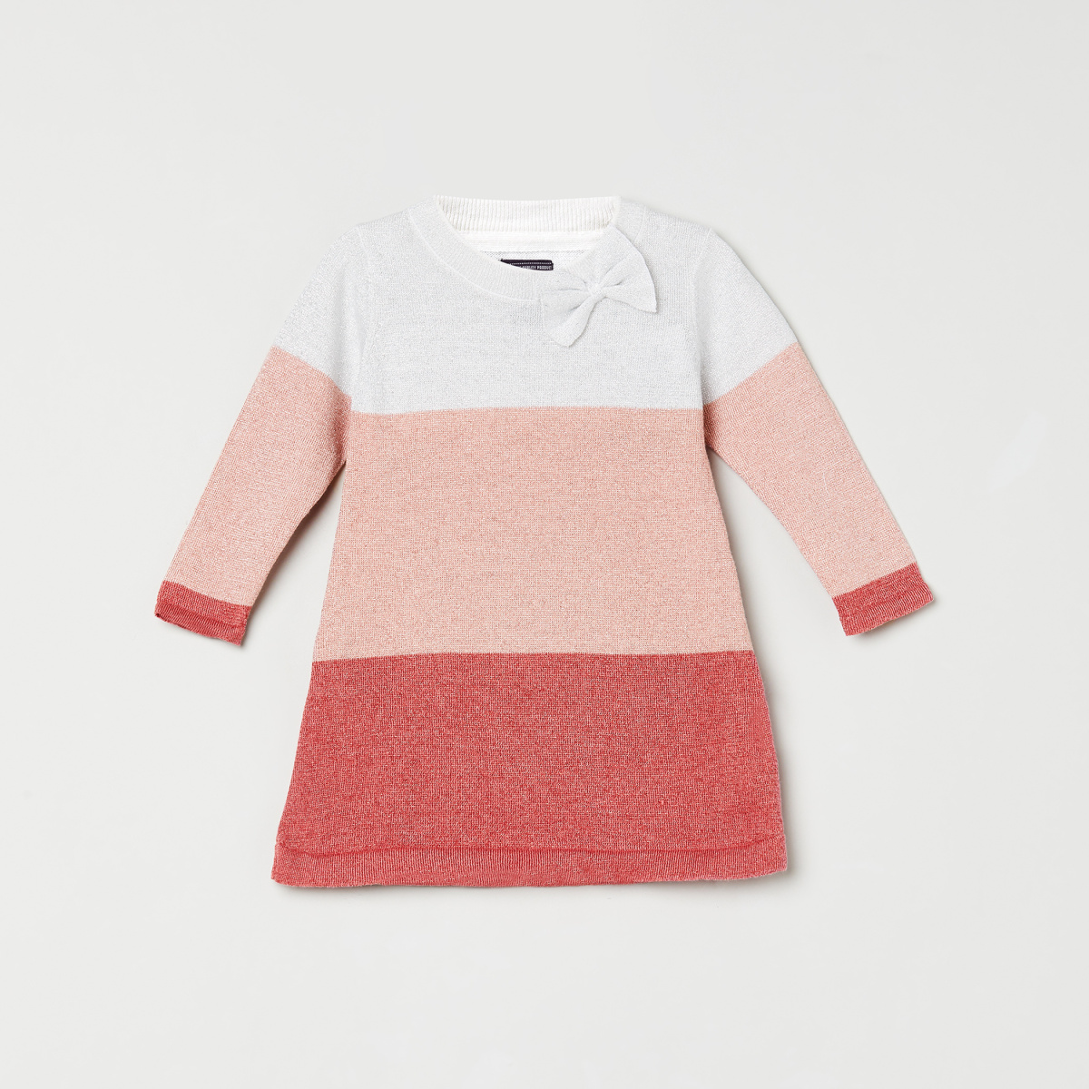 MAX Colourblock Sweater with Bow