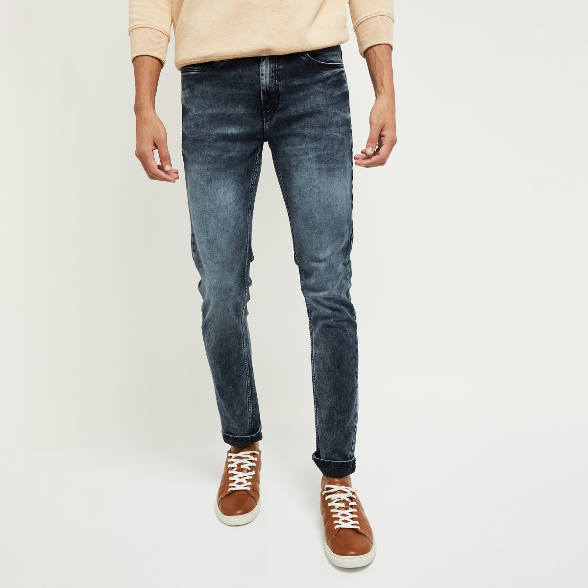 MAX Stonewshed Skinny Fit Jeans