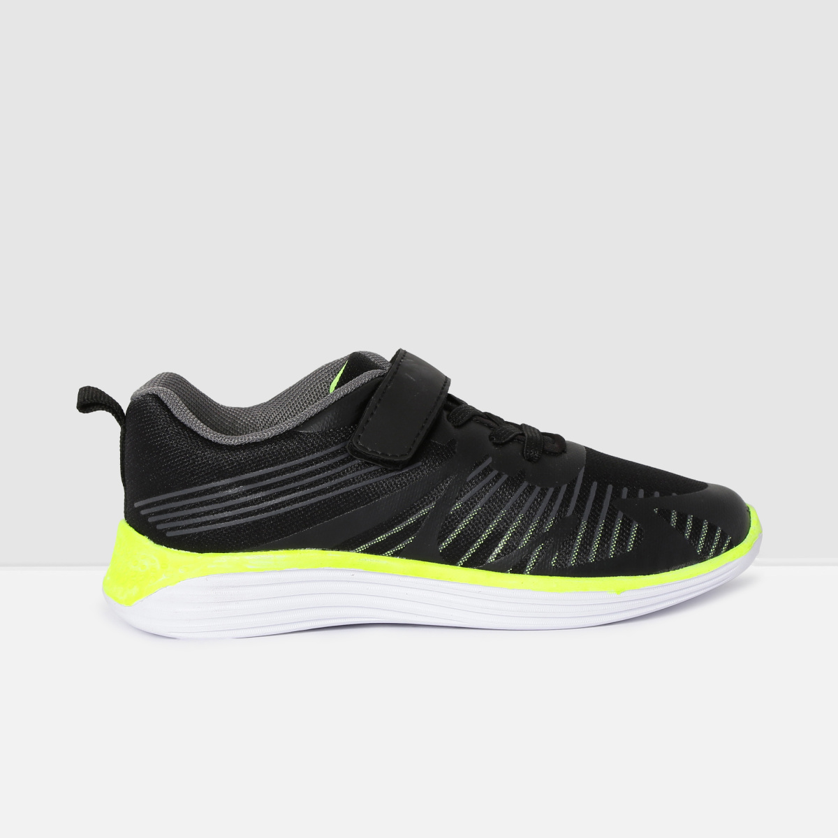 MAX Mesh Textured Velcro-Strap Casual Shoes