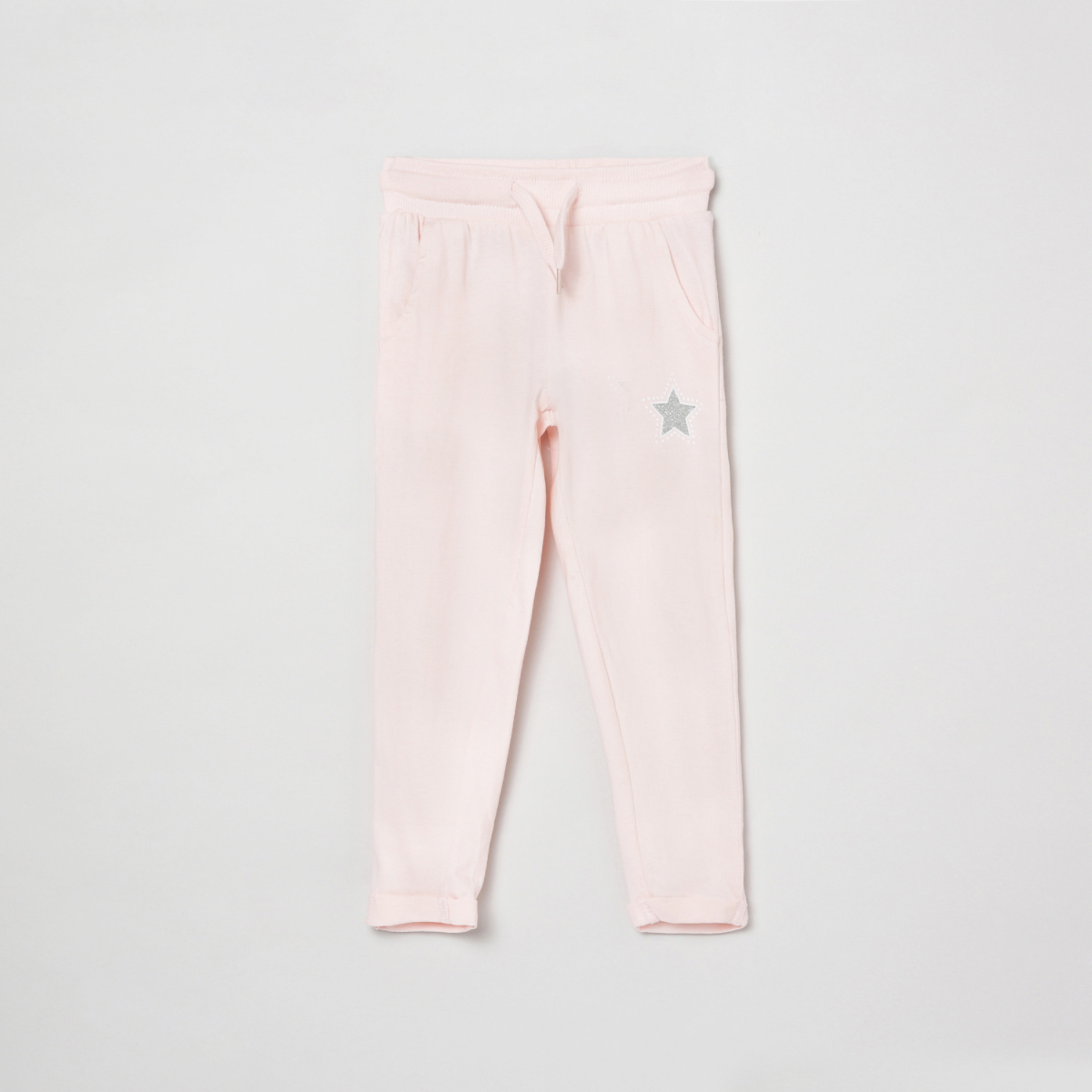 MAX Solid Elasticated Casual Track Pants