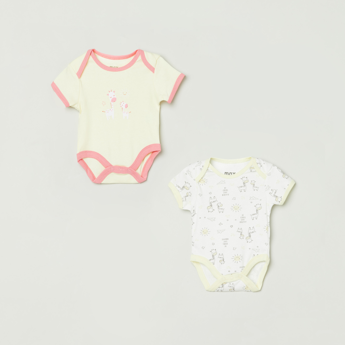 MAX Printed Knitted Bodysuit - Set 2