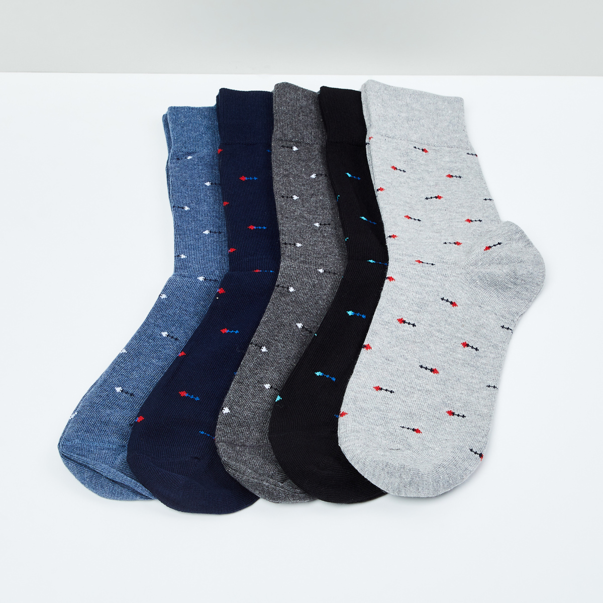MAX Patterned Socks - Set of 5