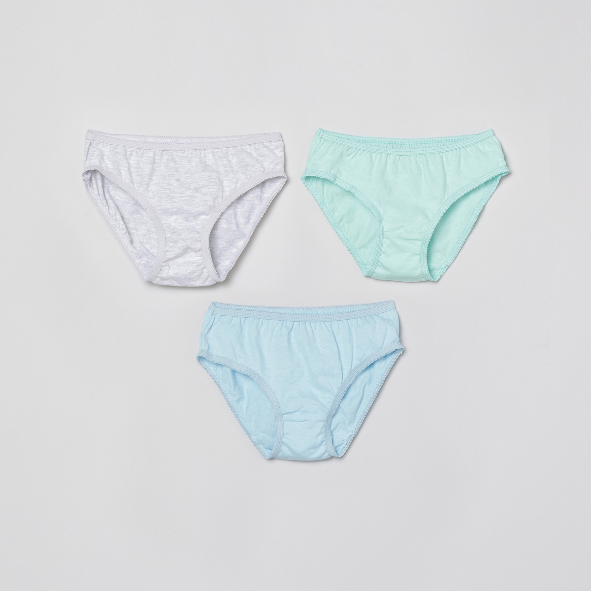 MAX Solid Hipster Panties- Pack of 3