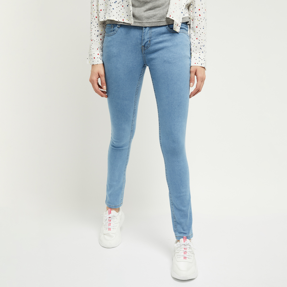 MAX Solid Skinny Jeans - Eco Wash