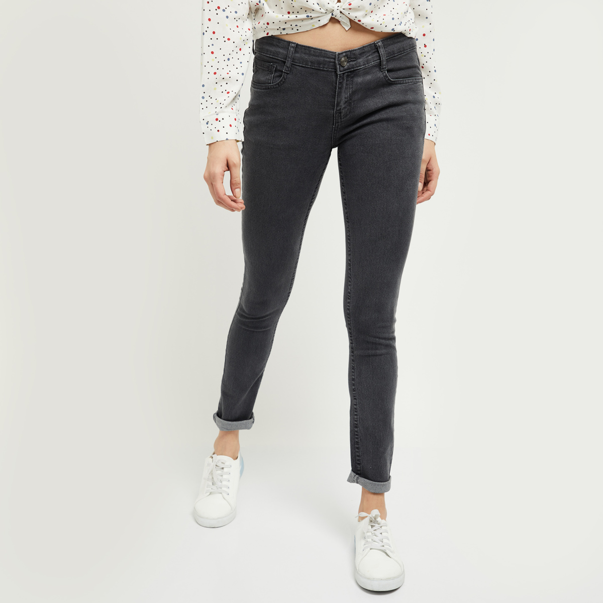 MAX Stonewashed Skinny Fit Jeans - Eco Wash