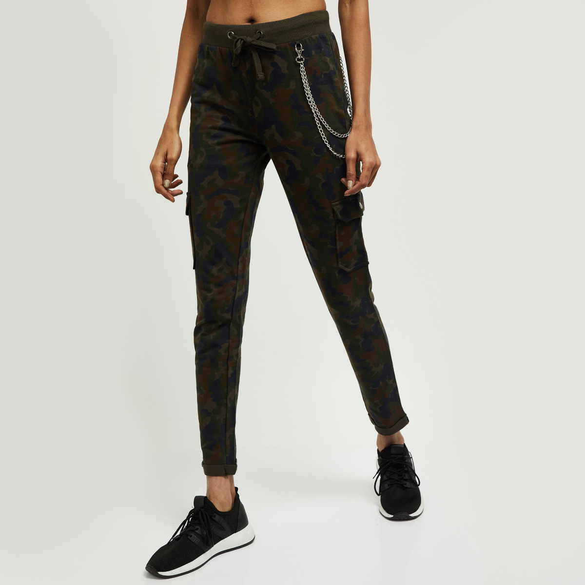 Army Print Jogger Pants, Women's Fashion, Bottoms, Other Bottoms on  Carousell
