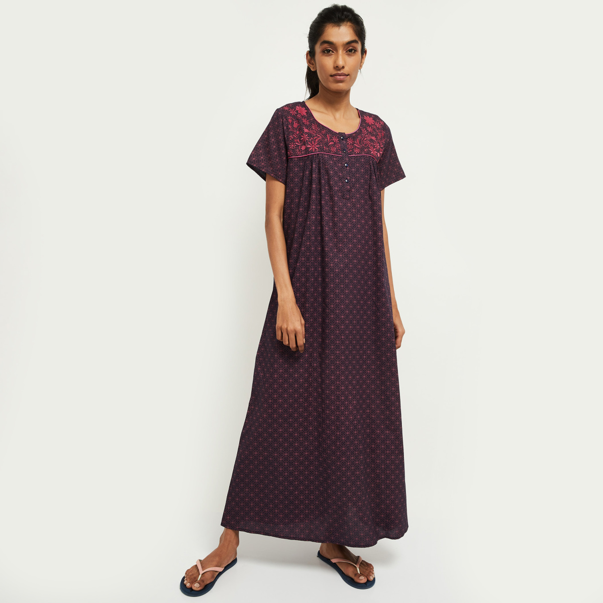 MAX Printed Night Gown