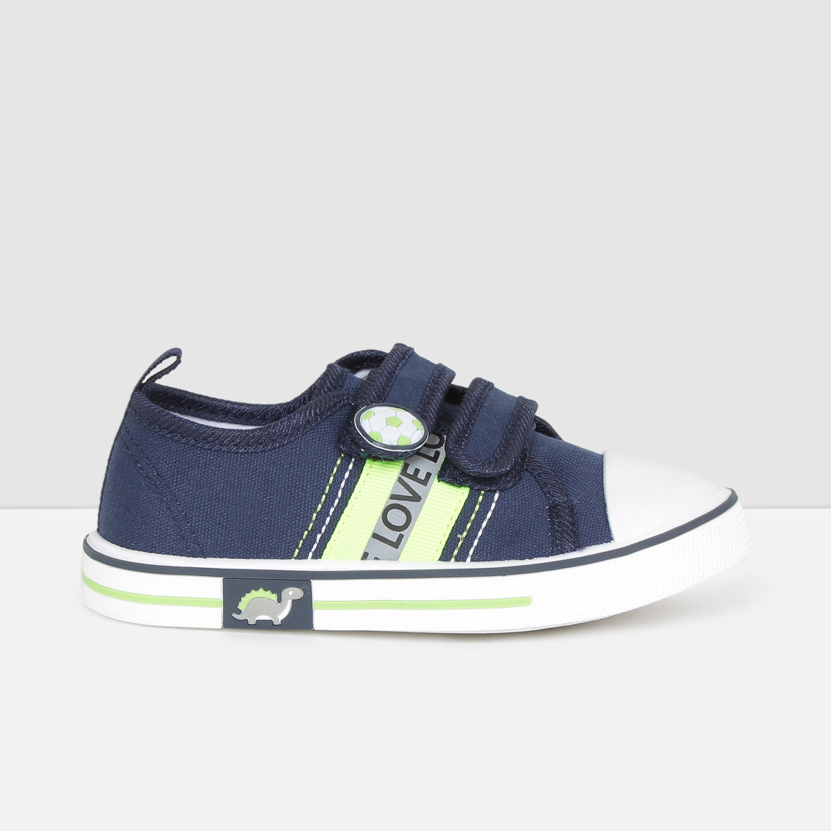MAX Solid Veclro-Strap Casual Shoes