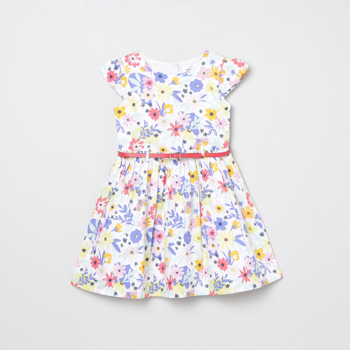 MAX Floral Printed A-line Dress