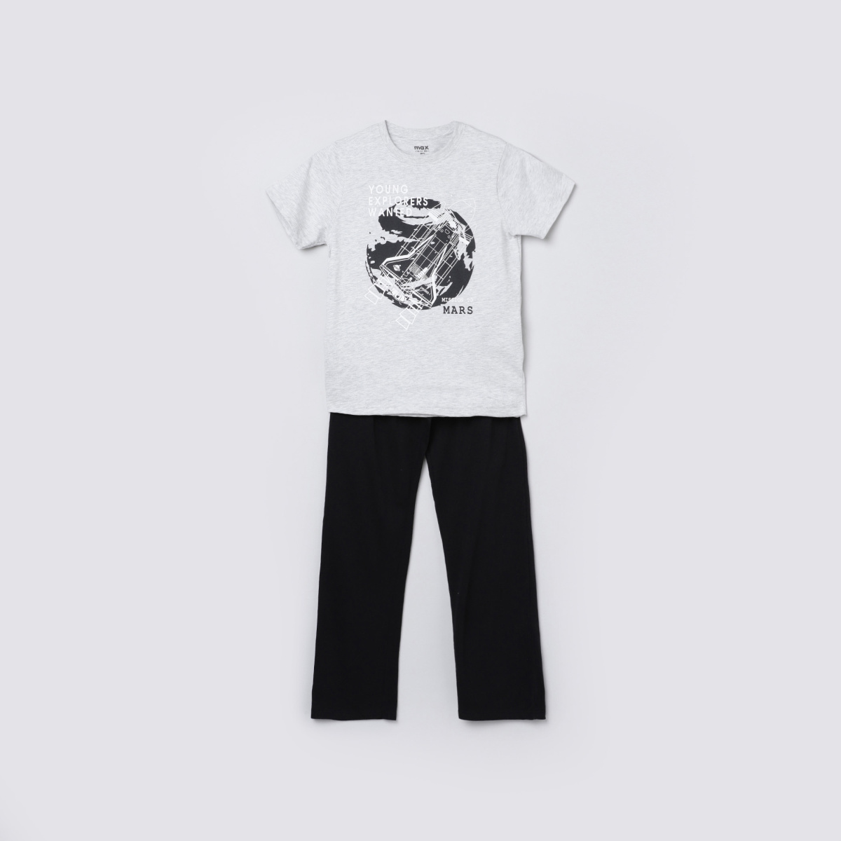 MAX Printed T-shirt with Elasticated Trousers