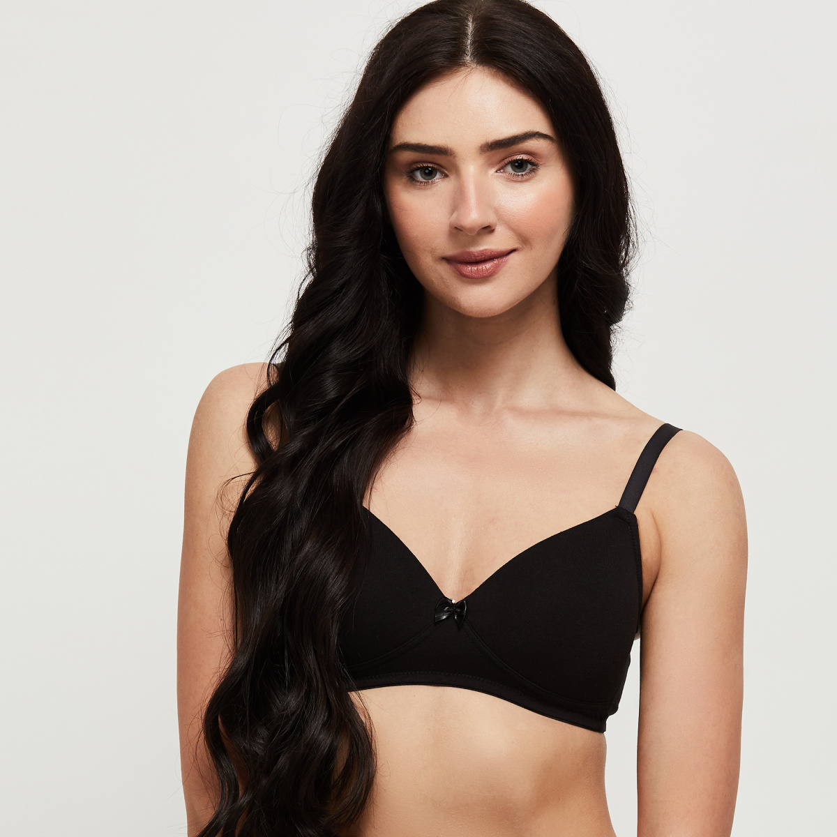 MAX Solid Padded Non Wired T-shirt Bra