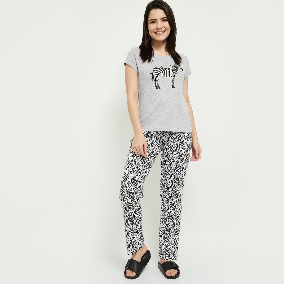 MAX Printed Lounge T-shirt with Pyjama