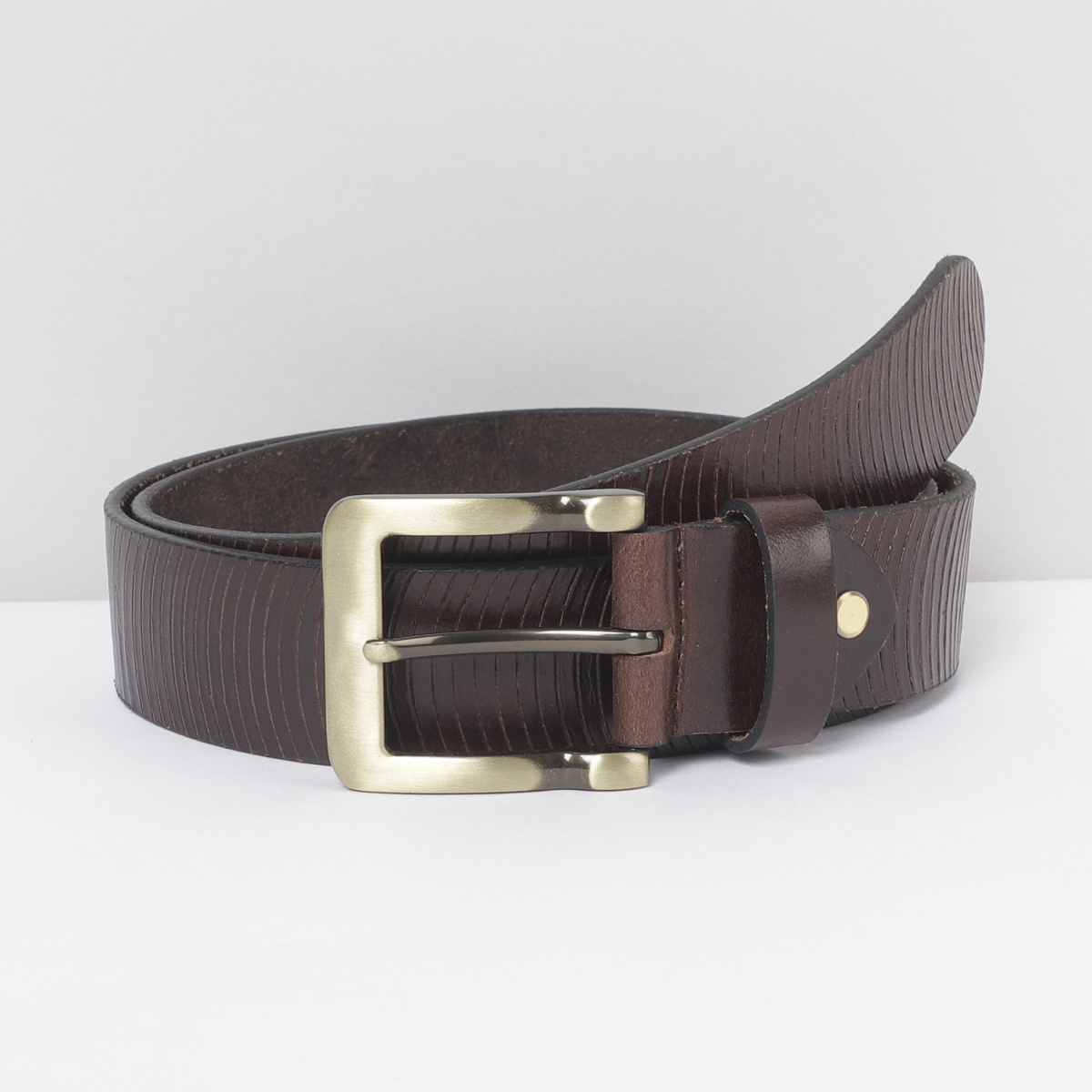 MAX Textured Leather Casual Belt