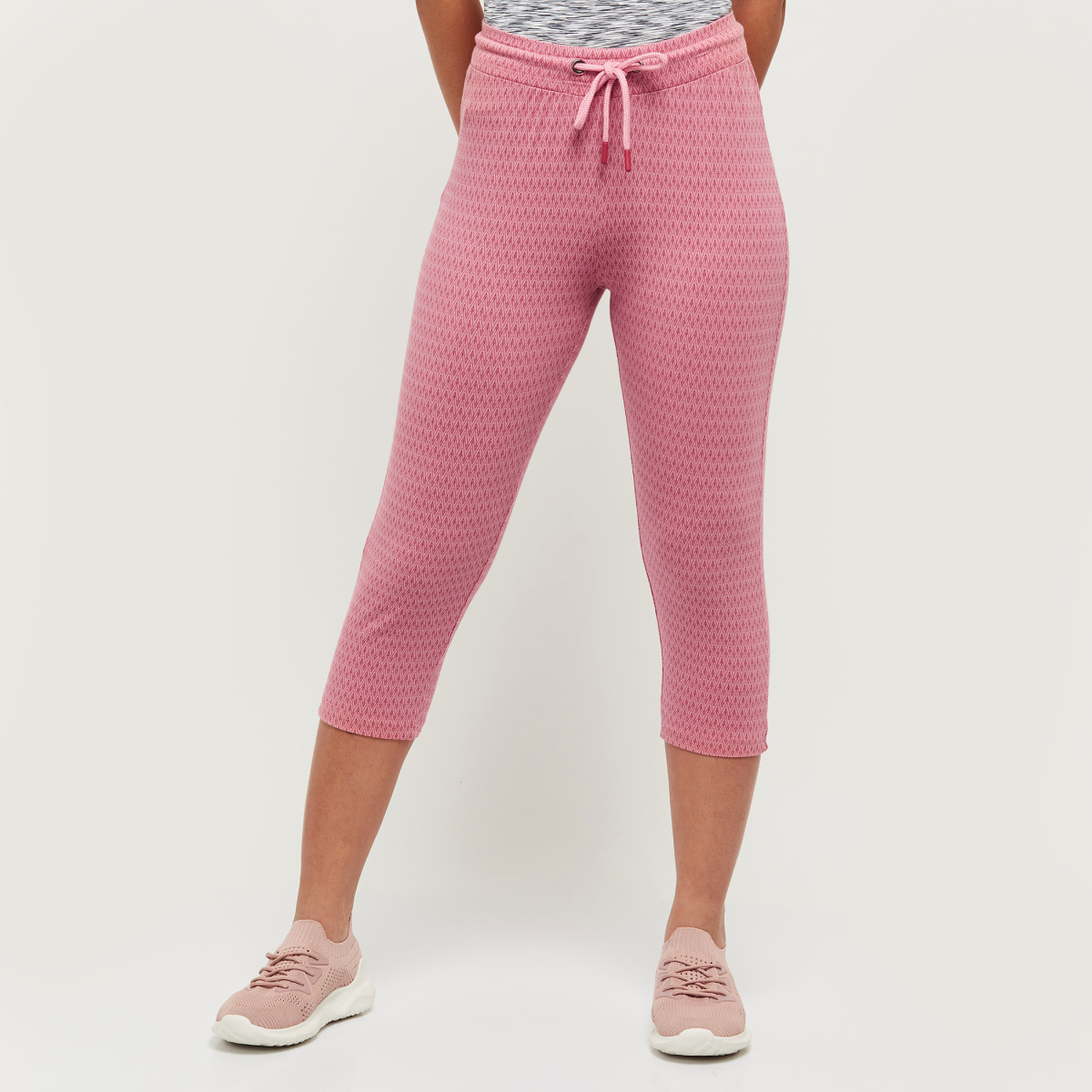MAX Printed Knitted Sports Capris