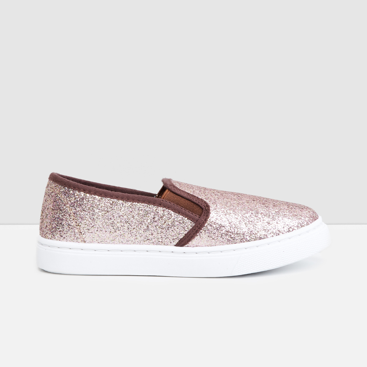 MAX Shimmery Casual Slip-On Shoes