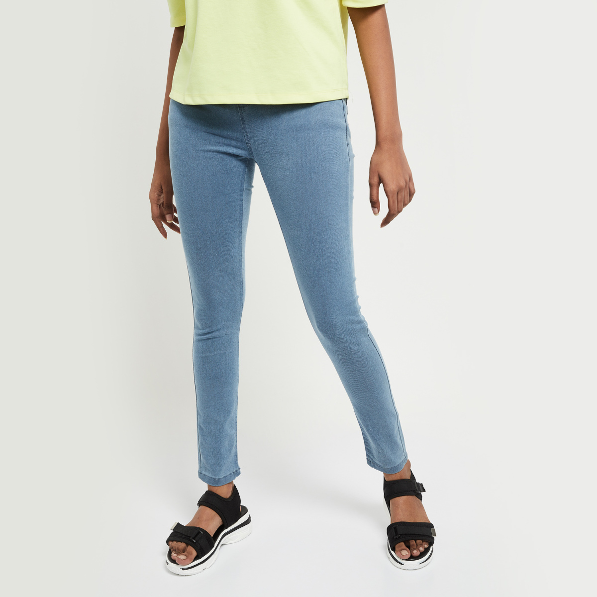 MAX Solid Skinny Fit Jeggings