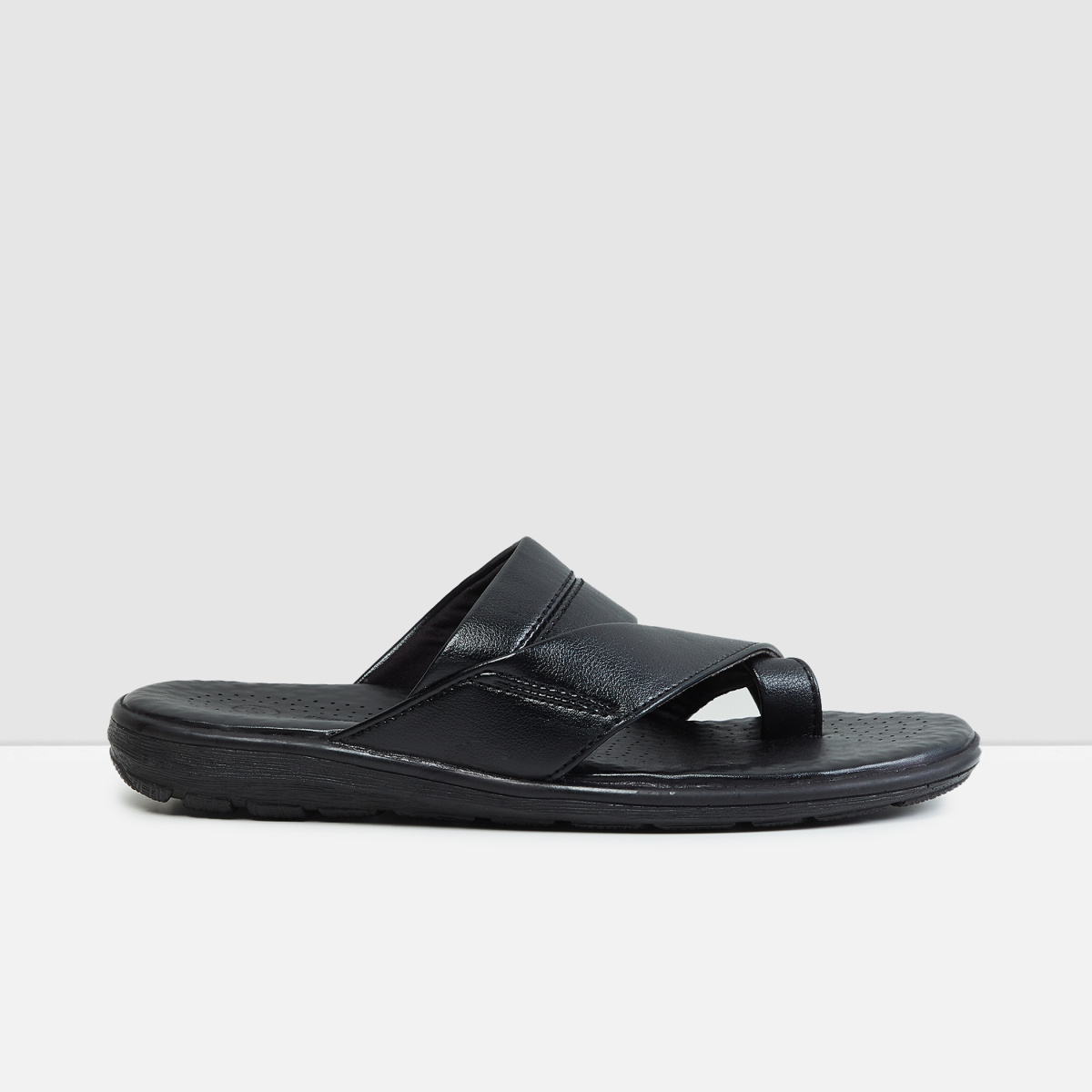 MAX Solid Leather Sandals
