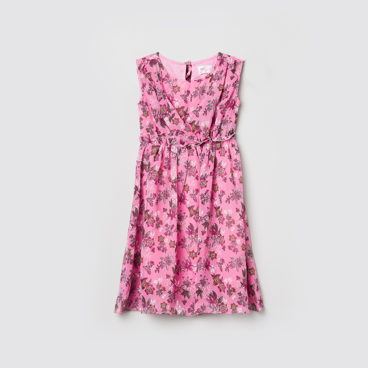 MAX Floral Print Sleeveless Dress