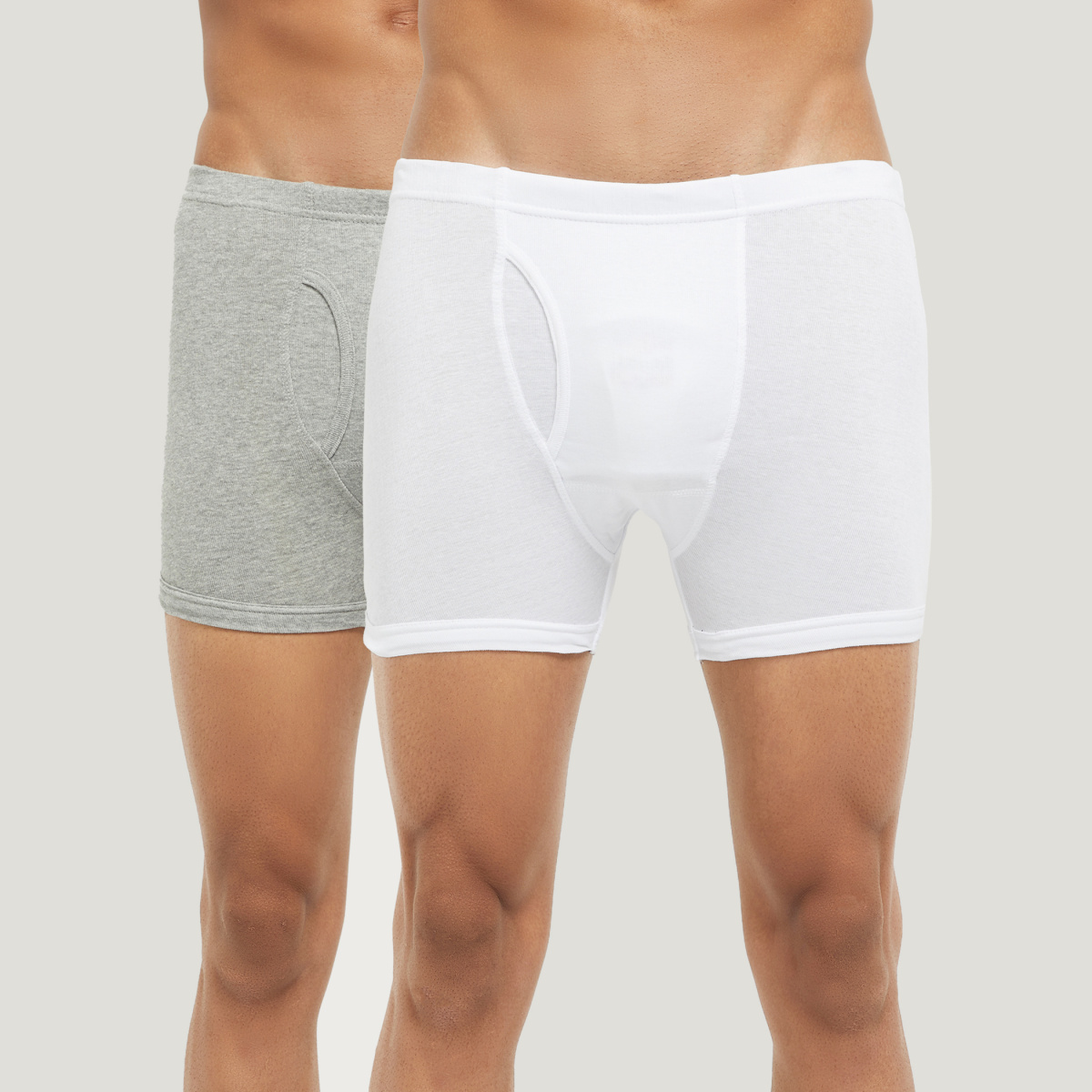 MAX Solid Elasticated Trunks- Pack of 2
