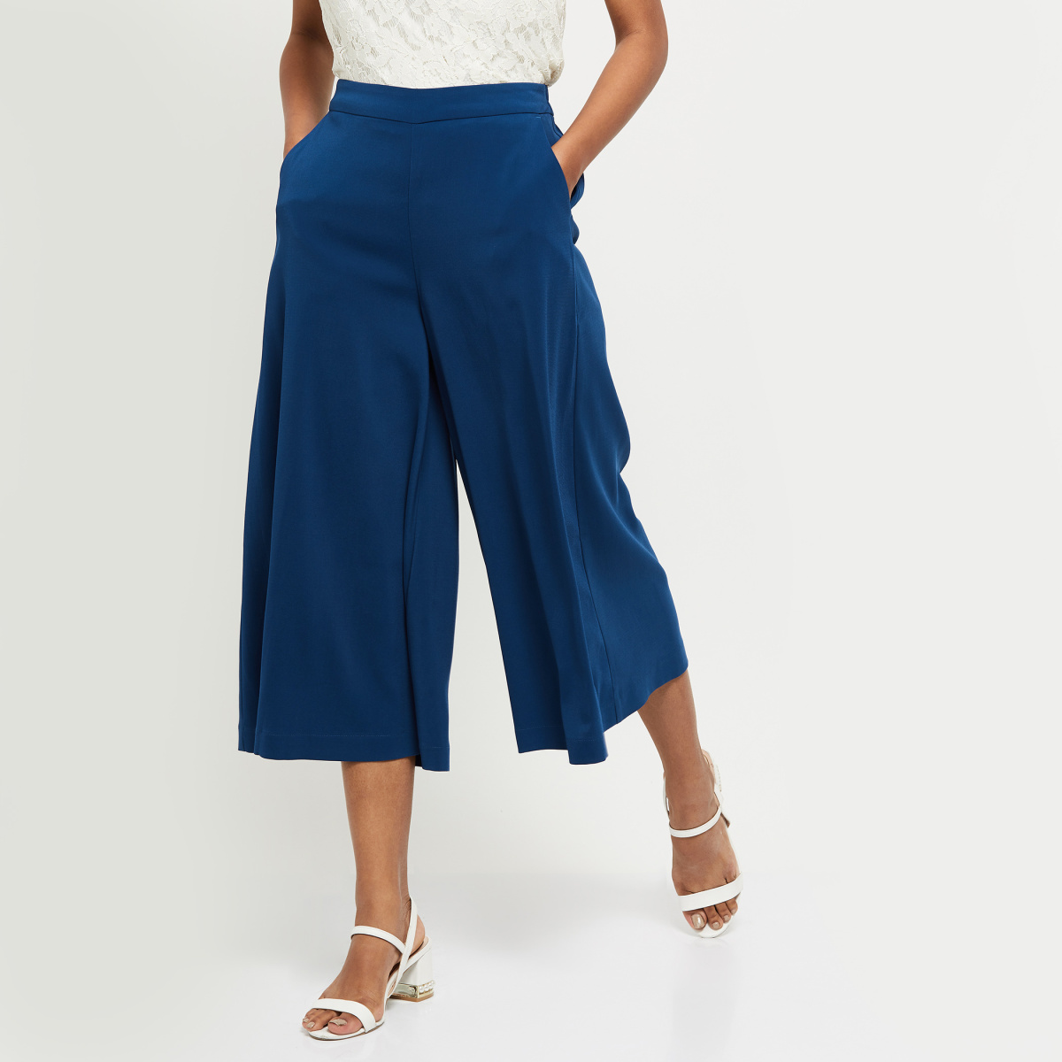 MAX Solid Flared Culottes