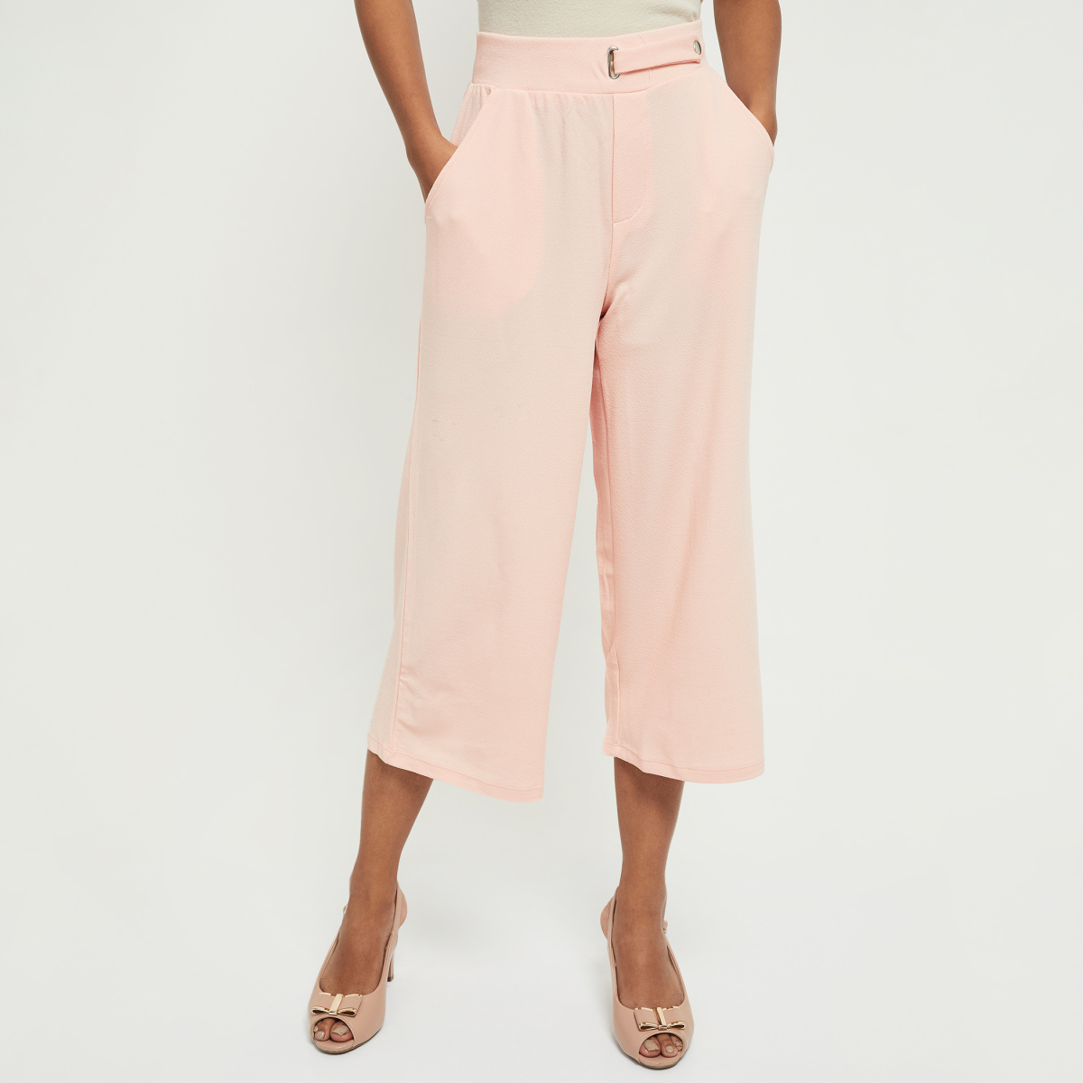 MAX Textured Knit Trousers