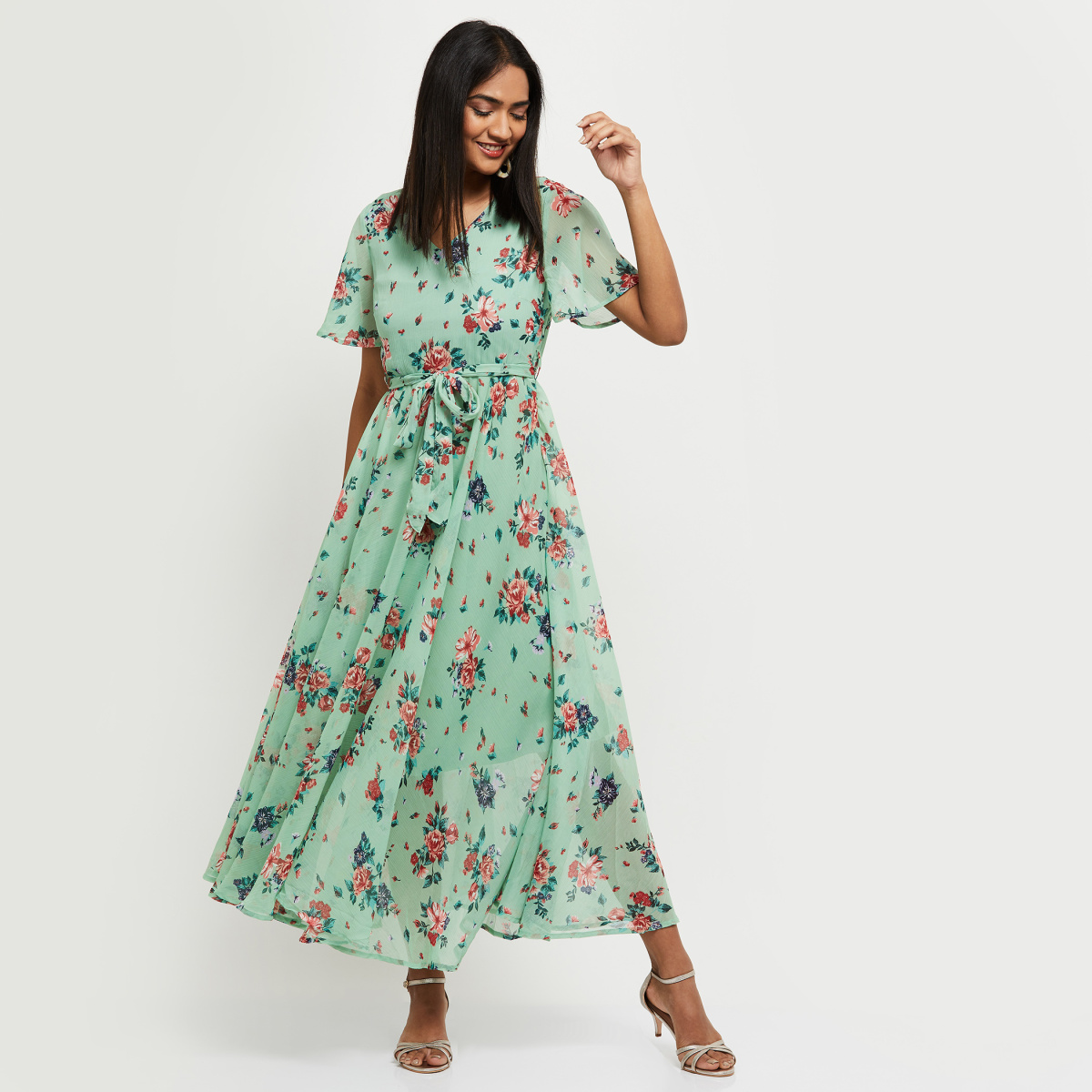 MAX Printed Fit And Flare Dress | Max ...