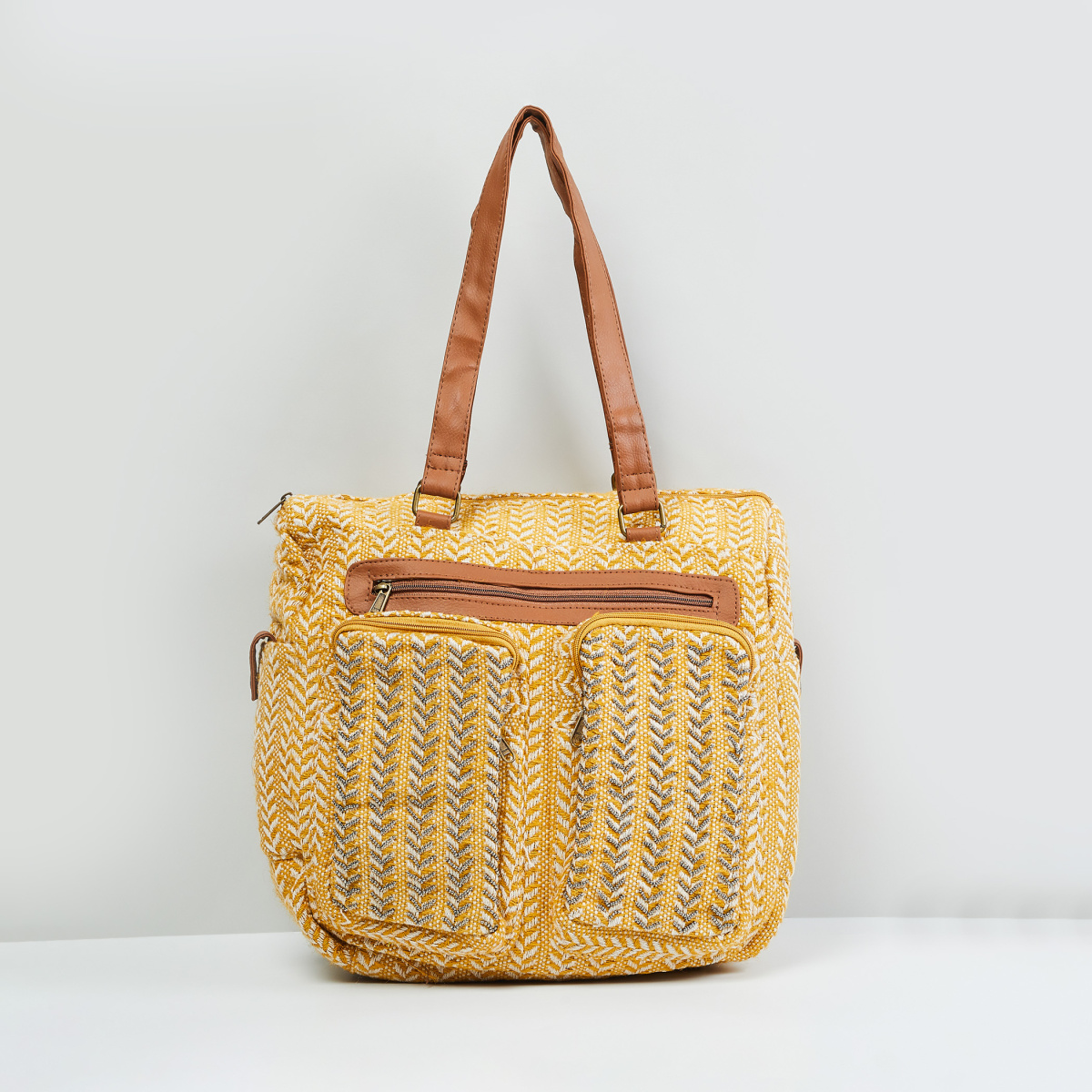 MAX Jacquard Pattern Shoulder Bag