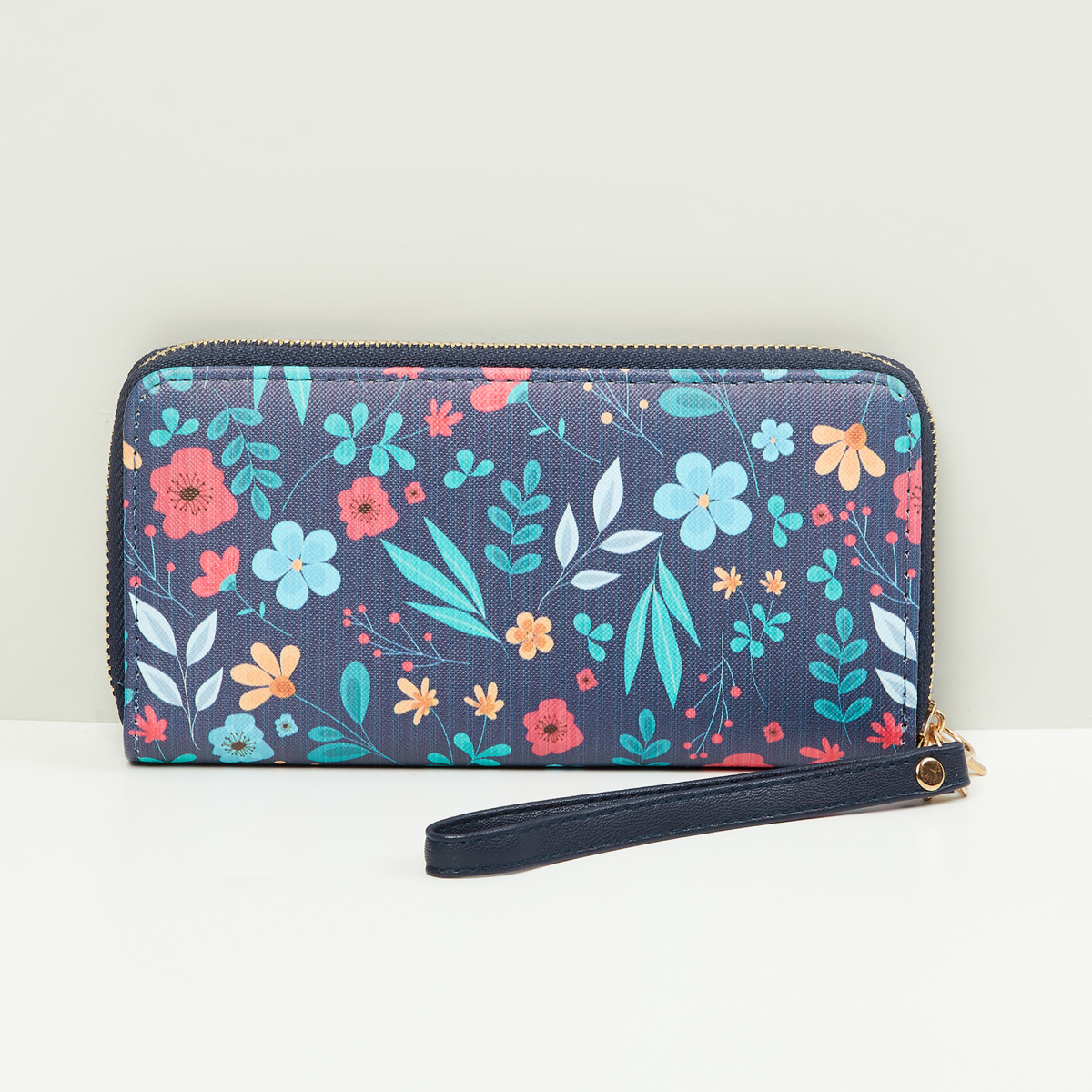 MAX Floral Print Zip-Around Wallet