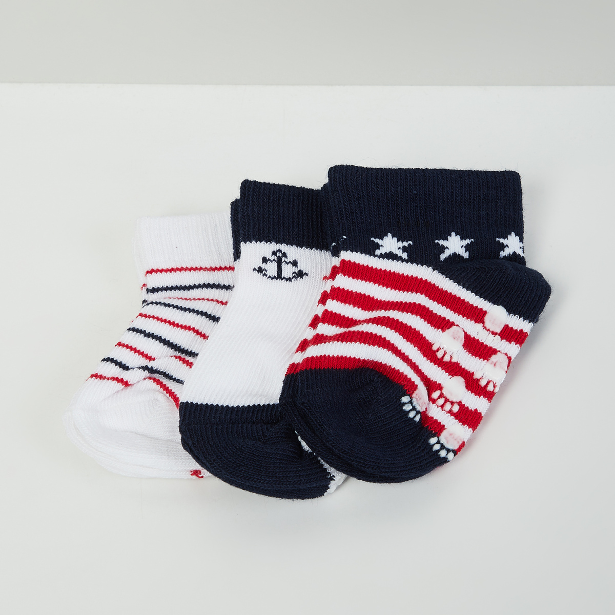 MAX Printed Socks- Set of 3