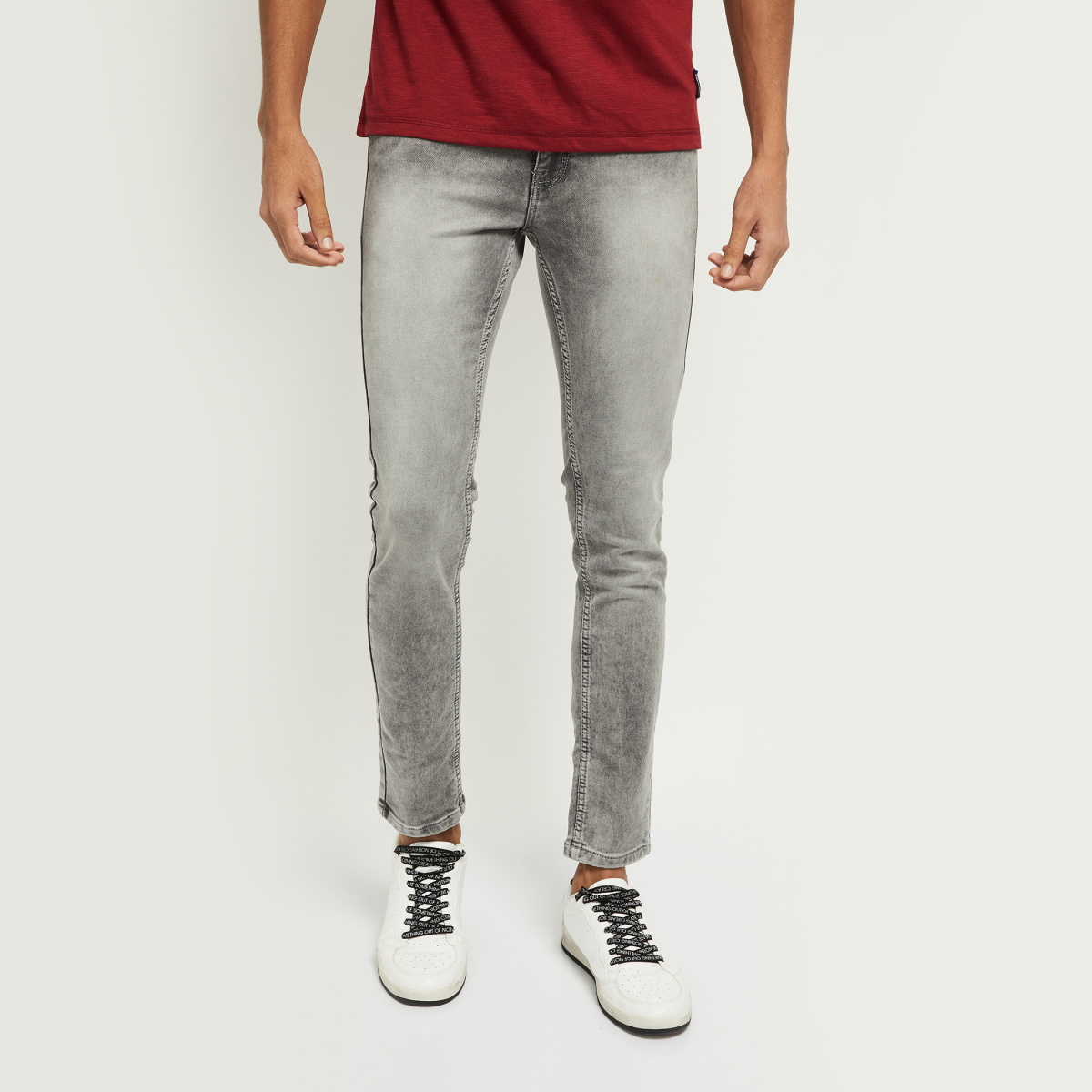 MAX Medium-Washed Skinny Fit Jeans