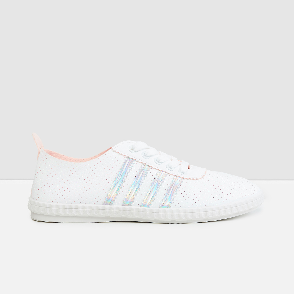 MAX Striped Lace-Up Shoes