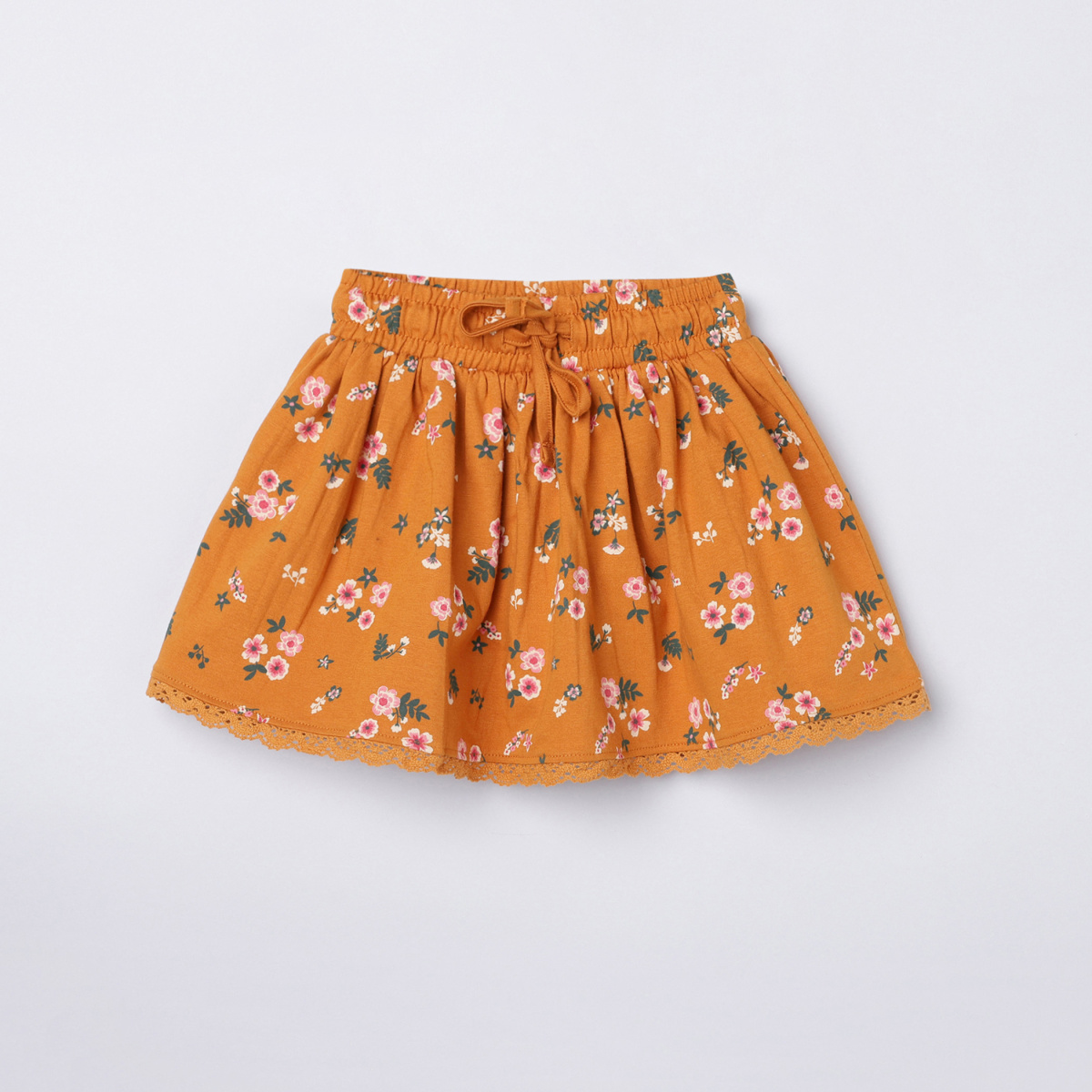 MAX Floral Print A-line Skirt